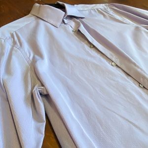 Calvin Klein Slim Fit Light purple Dress Shirt